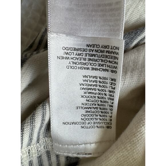 6 for $20 The Nort Face L striped Tee 100% Cotton - Picture 6 of 6